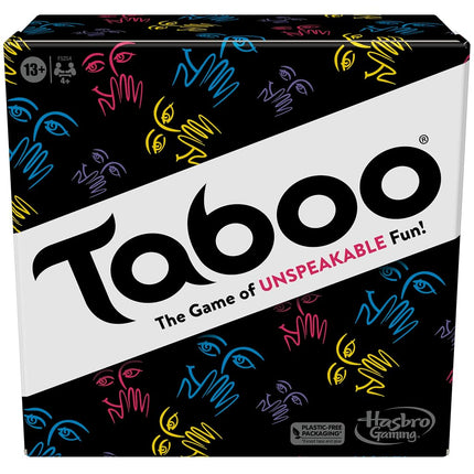 Hasbro Gaming Taboo Classic Game, Party Word Guessing Game for Adults and Teens, Board Game for 4+ Players Ages 13 and Up