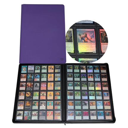 Grin Owl 36‑Pocket Ringless Trading Card Binder – 