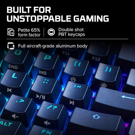 Clavier américain HyperX Alloy Origins 65 Red PBT