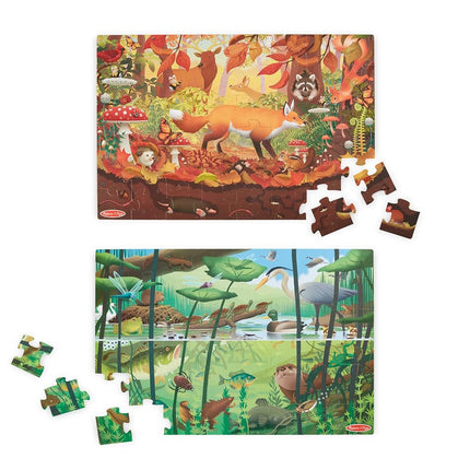 Melissa & Doug Let’s Explore Seek & Find Jigsaw Fl