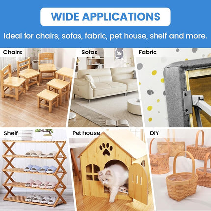meite MT8016LN Pneumatic Staple Gun Extended Nose Upholstery Stapler Accepts 21 Gauge 12.8mm Crown Accepts 6-16mm, Air Stapler Gun for Furniture Sofa Fabric Bedding Cabinetry Woodworking