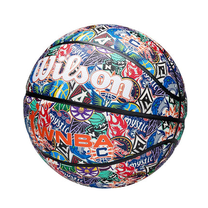 Wilson WNBA All-Team Retro Basketball, Multi, Size 6
