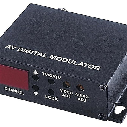 Sistemas de Seguridad SPT Modulador AV Digital 15-TV06S, Negro (15-TV06S)
