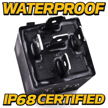 (Lot de 2) Relais étanche HD Switch avec mise à niveau LED remplace John Deere RE68327 310E 410D 500 710D 335 435C 437D 660D 2755 9120 9230 9330 9410 9430 9460 9510 9530 9560 9630 Graisse diélectrique incluse