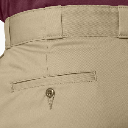 Dickies Men's Loose Fit Double Knee Work Pants, Khaki, 42W x 34L