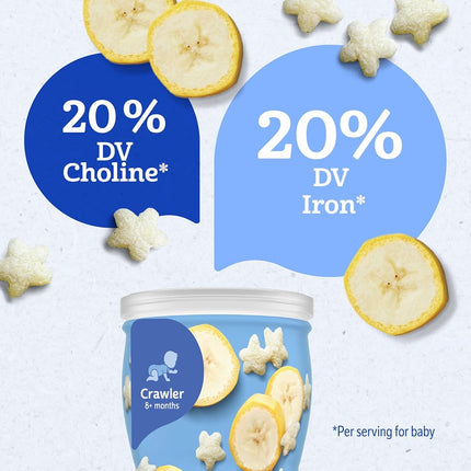 Gerber Graduates Puffs Cereal Snack, Banana, Naturally Flavored with Other Natural Flavors, 1.48 Ounce, 6 Count