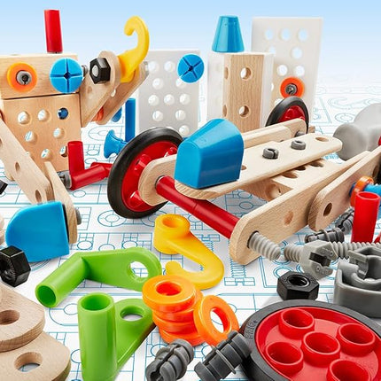 BRIO Builder Construction Set – STEM Building Kit for Kids Age 3 Years and Up, Creative Educational Toy with Tools and Pieces