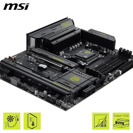 MSI MAG B850 TOMAHAWK WIFI Motherboard, ATX - Ryzen 9000/8000/7000, AM5