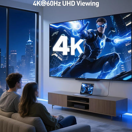 Cable Matters 2-Pack Ultra Thin HDMI Cable 10 ft, Support 4K@60Hz, Ultra Slim HDMI Cable 4K Rated with Ethernet, HDR Support for PS5, Xbox Series X/S, RTX4090/3090, RX 7900/7800, Apple TV, and More