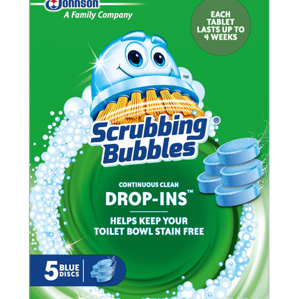 Scrubbing Bubbles Toilet Cleaner Drop Ins, 5 Count