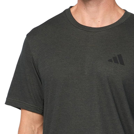 adidas Men's Train Essentials Feelready Novelty T-Shirt, Olive Strata, Medium