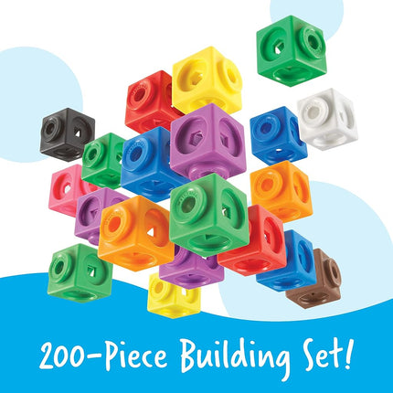 Learning Resources LER9291 Big Builders-MathLink Cubes