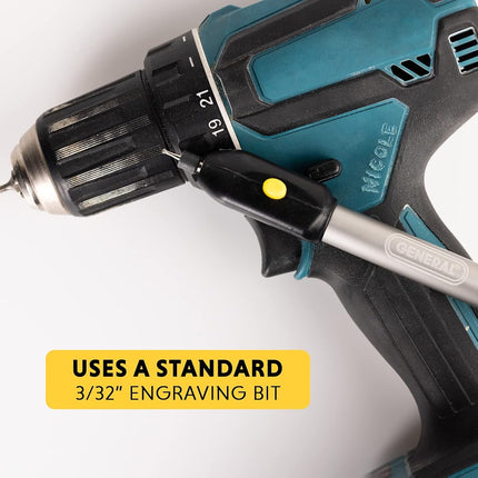 General Tools & Instruments 505 Cordless Precision Engraver with Diamond Tip Bit