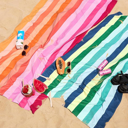 Dock & Bay Quick Dry Beach Towel - Summer - Cool Lagoon, Extra Large