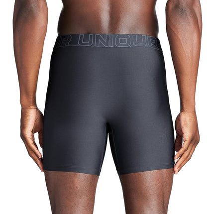 Under Armour Men's Tech Mesh 6-inch Boxerjock 2-Pack, Downpour Gray 3 Pack, 5X-Large