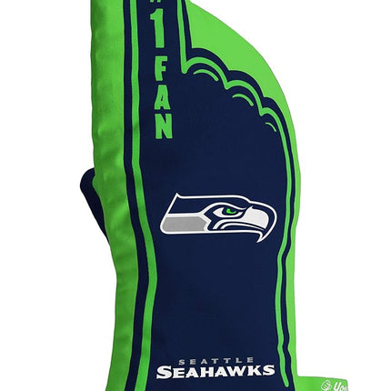 NFL Seattle Seahawks NFL Seattle SeahawksNFL #1 Oven Mitt, Blue, Dimensions: 13.25" x 6.5"