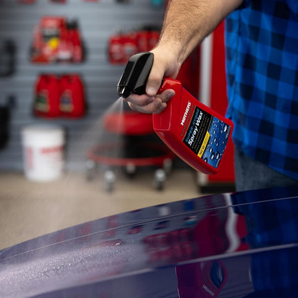 MOTHERS 05724 California Gold Spray Wax, 24 oz., RED,BLACK