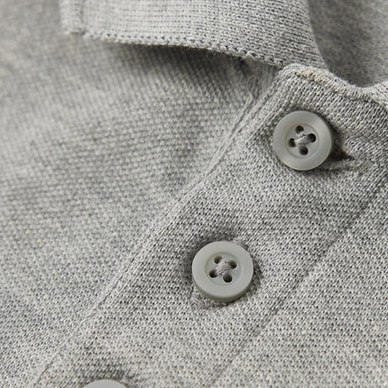 Gymboree Boys and Toddler Short Sleeve Polo Shirt, Heather Grey, 2T