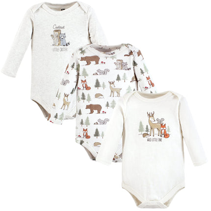 Hudson Baby unisex-baby Cotton Long-sleeve Bodysui