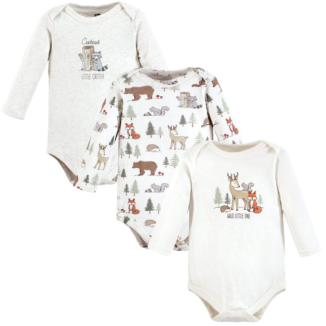 Hudson Baby unisex-baby Cotton Long-sleeve Bodysui