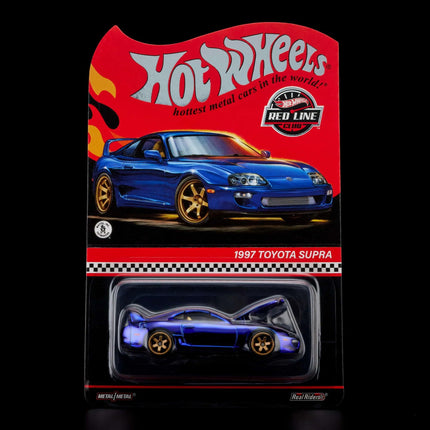 Hot Wheels 1997 Toyota Supra Blue RLC Red Line Clu