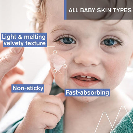 Uriage Baby Hydrating Cream with Organic Edelweiss & Shea Butter - Moisturises & Protects Against Dryness - Absorbs Quickly & Does Not Stick - 97% Ingredients of Natural Origin - 40 ml