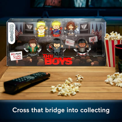 Little People Collector The Boys Special Edition Set with Character Figures in a Display Gift Box for Adults & Fans, 6 Figures, HVG72
