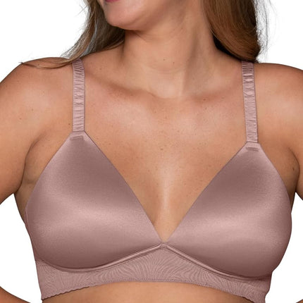 Vanity Fair Women's Effortless Wireless Bra, Butte
