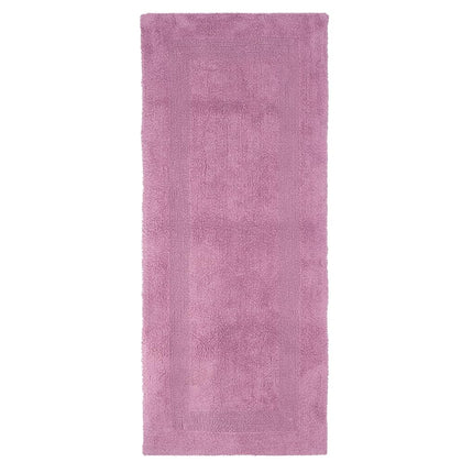 Bedford Home 100 Percent Cotton Reversible Long Bath Rug - Rose - 24x60