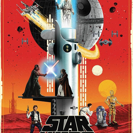 Buffalo Games - Star Wars - 4 x 1 Multipack - Multi Piece Jigsaw Puzzle for Adults - Challenging Puzzle Perfect for Game Nights - Finished Size Varies