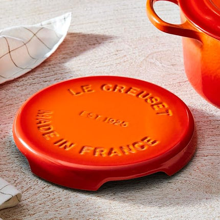 Le Creuset Enameled Cast Iron Signature Trivet, 8.8", White