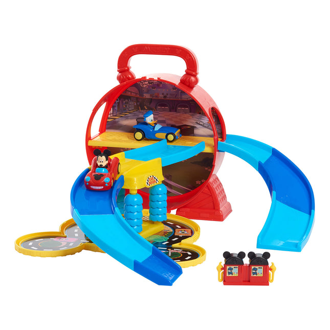 Disney Junior Mickey Mouse Stow ’n Go Garage, Figu