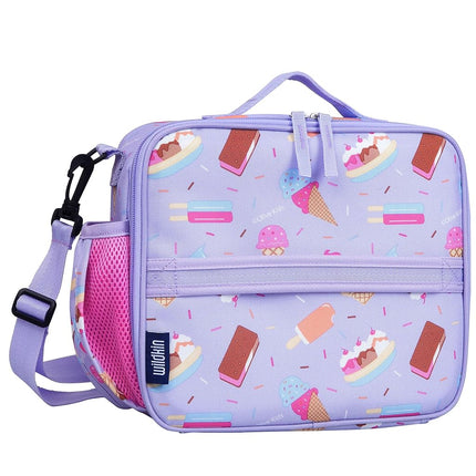 Wildkin Kids ECO rPET Insulated Lunch Box – Keeps Food Hot or Cold, Easy-Clean Lining, Mesh Pockets & BPA-Free – Boys & Girls, Ideal for School, Travel & Daycare – Sweet Dreams