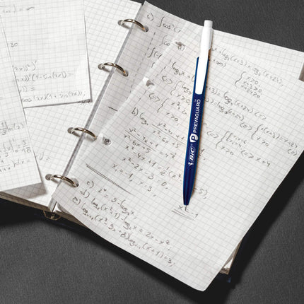 Lápiz mecánico BIC PrevaGuard Media Clic del n.º 2, punta mediana (0.7 mm), 48 unidades, escritura suave, contiene protección integrada en el lápiz
