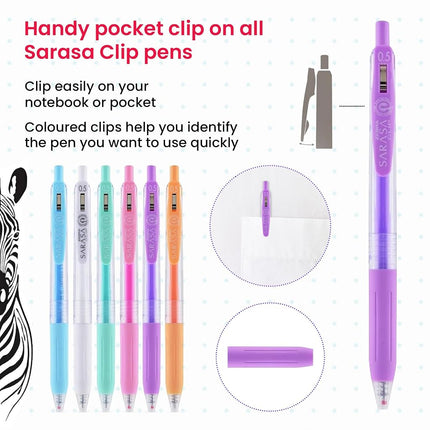 Zebra Pen Journaling & Lettering Stationery Set (18 Pack) Dual Tip MILDLINER Pastel Highlighters & Colouring Pens, MILDLINER Brush Pens, and SARASA Gel Pens - Assorted Highlighters Pens Multipack