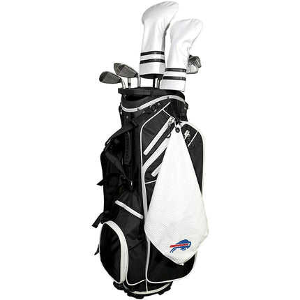 Team Golf NFL Buffalo Sabres 15x15 Golf Towel with Carabiner Clip, Premium Microfiber with Deep Waffle Pockets, Superior Water Absorption and Quick Dry Golf Cleaning Towel
