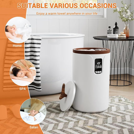 Sèche-serviettes chauffants GAOMON, chauffe-serviettes de luxe, arrêt automatique, convient à deux serviettes surdimensionnées de 100 x 180 cm maximum, idéal pour la salle de bain
