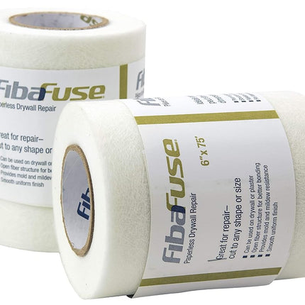 FibaFuse FDW9018-U 6" X 75' Paperless Drywall Repair, White