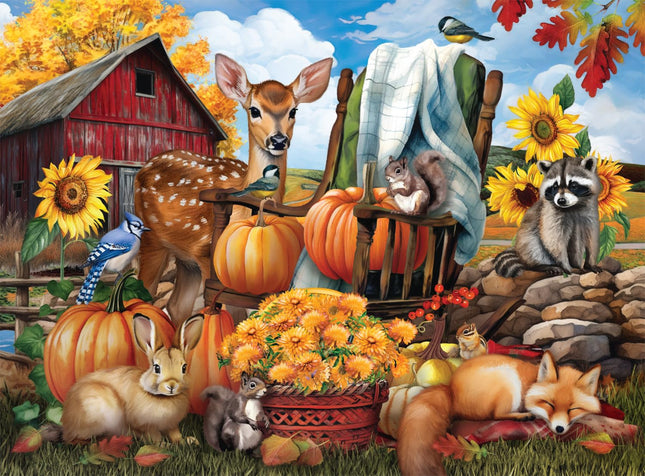 Buffalo Games � Tom Woods - Autumn Animals - 1000 