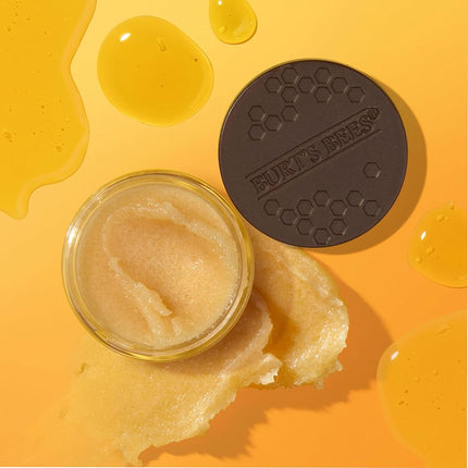 Burts Bees Conditioning Lip Scrub for Women 0.25 oz Scrub, Yellow, Brown