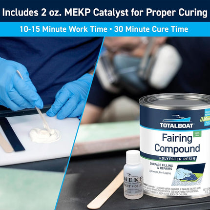 TotalBoat Polyester Fairing Compound (Quart Kit)