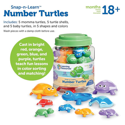 Learning Resources Snap-n-Learn Number Turtles