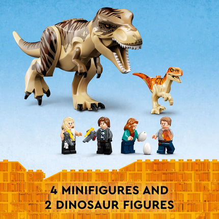 LEGO Jurassic World L'évasion des dinosaures T. rex et Atrociraptor – Ensemble de construction 76948 pour les enfants de 8 ans et plus (461 pièces)