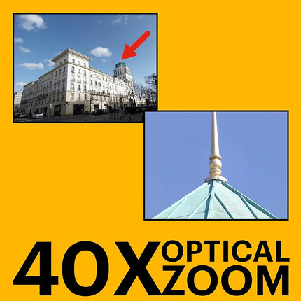 KODAK Pixpro Astro Zoom AZ405 - Digital Bridge Camera, 40x Zoom, 24 mm Wide-angle Lens, 20 Megapixels, 3" LCD Display, 1080p Full HD Video, OIS, AA Battery - Black