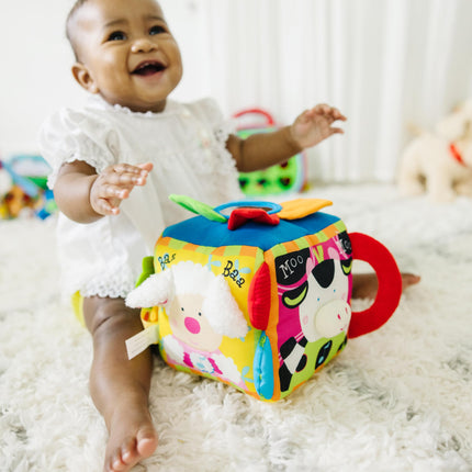 Melissa & Doug K's Kids Musical Farmyard Cube (Educational Baby Toy)