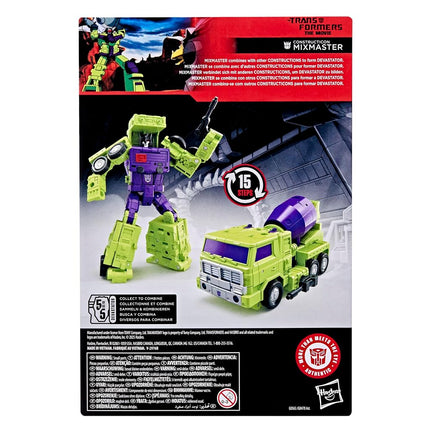 Transformers Studio Series Voyager Class The The Movie Constructicon Mixmaster Action Figure