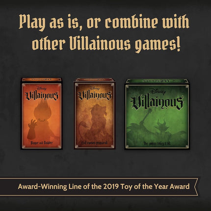 Ravensburger Disney Villainous - Sugar & Spite Strategy Board Game - Compatible with Other Villainous Games - with King Candy or Shere Khan - 2019 Toy of The Year Award Winning Line - Ages 10+