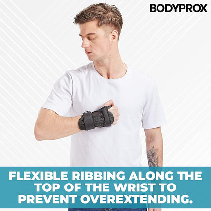 BODYPROX Impact Wrist Guards for Snowboard 1 Pair (S)