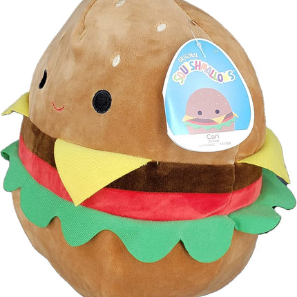 SQUISHMALLOW KellyToys - 8 Pulgadas (20 cm) - Carl La Hamburguesa con Queso - Peluche Súper Suave Almohada Animal Compañero de Peluche Regalo de Cumpleaños