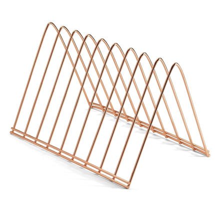 Officemate Triangular Wire File Sorter, Rose Gold (93151)